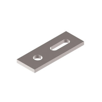 2 - PIASTRA x 9211 M10 E FORO OBLUNGO M10